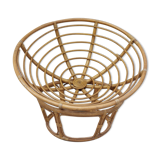 Loveuse vintage rattan armchair 1950