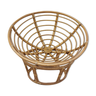 Loveuse vintage rattan armchair 1950