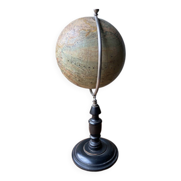 Ancien Globe Terrestre J. Lebègue & Cie, Paris — Environ 1885 / 1890 (Édition
