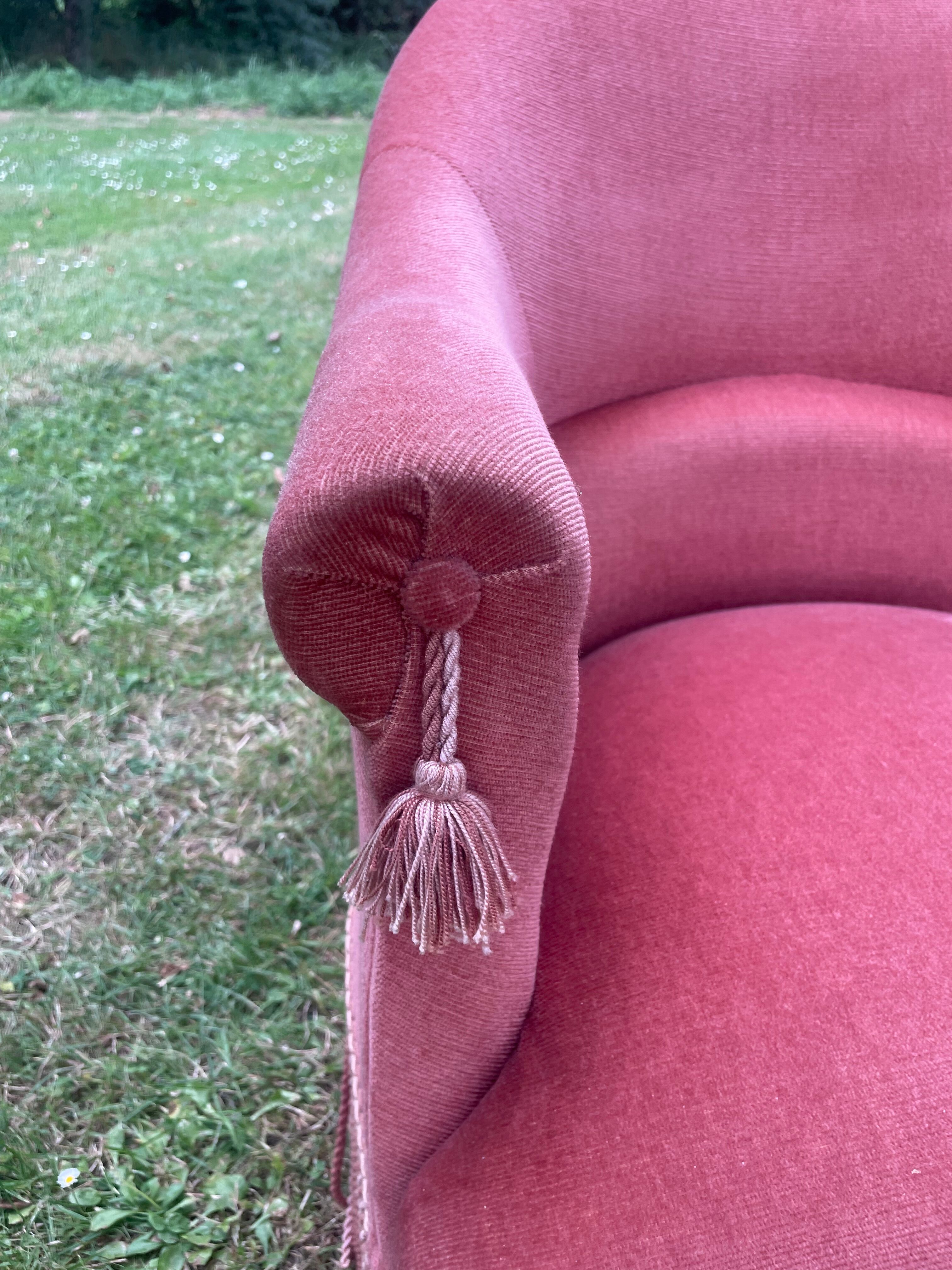 Armchair Toad old pink