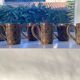 Set of 6 mugs in pyrite sandstone