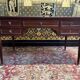 Louis XVI style mahogany flat desk