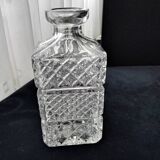 Crystal whiskey decanter Diamond tip decor