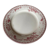 Flat porcelain plates