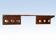 Modernist Art Deco coat racks in limed brown oak
