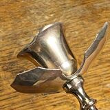 Brass flower candle holder