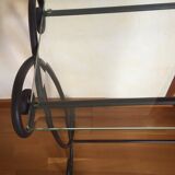 Vintage wrought iron console