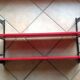 Carmine red wall flooring by Schubert Werk / vintage 60s-70s
