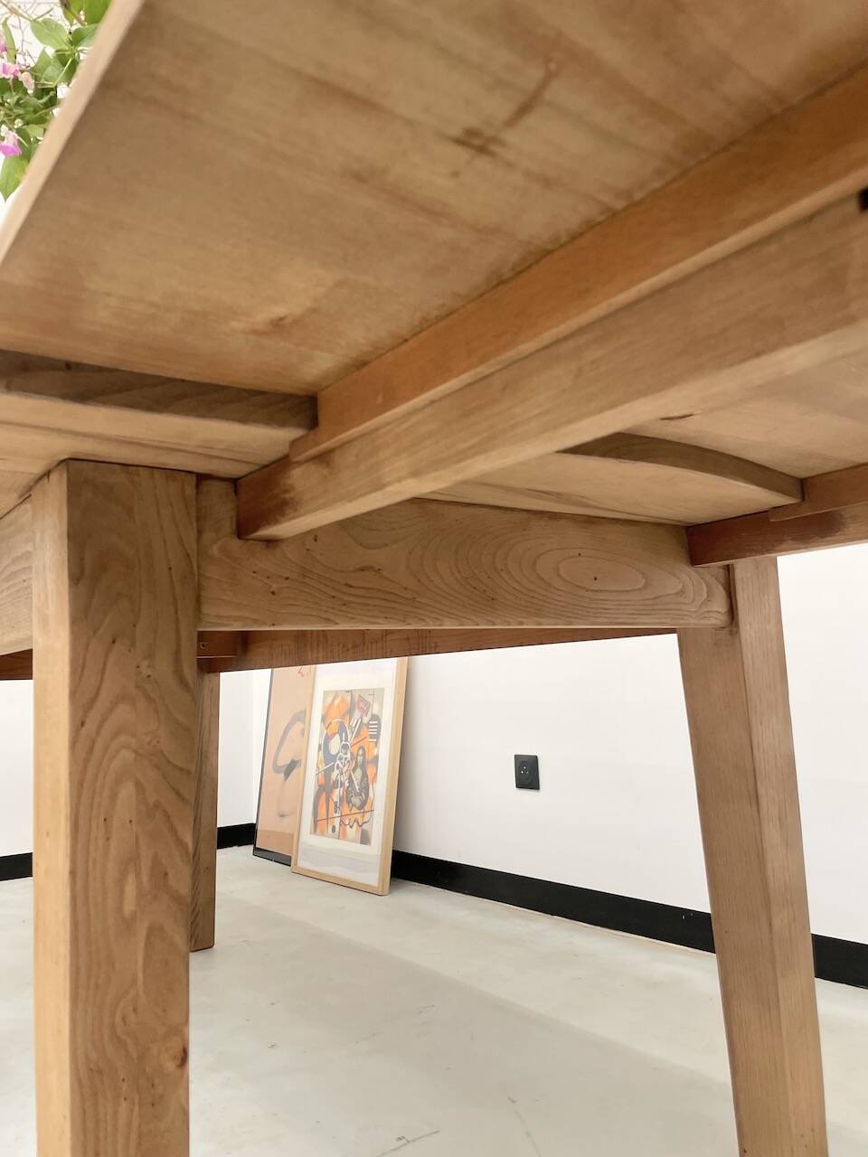 Oak farmhouse table 270 cm with extensions