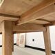 Table de ferme chêne 270 cm avec allonges