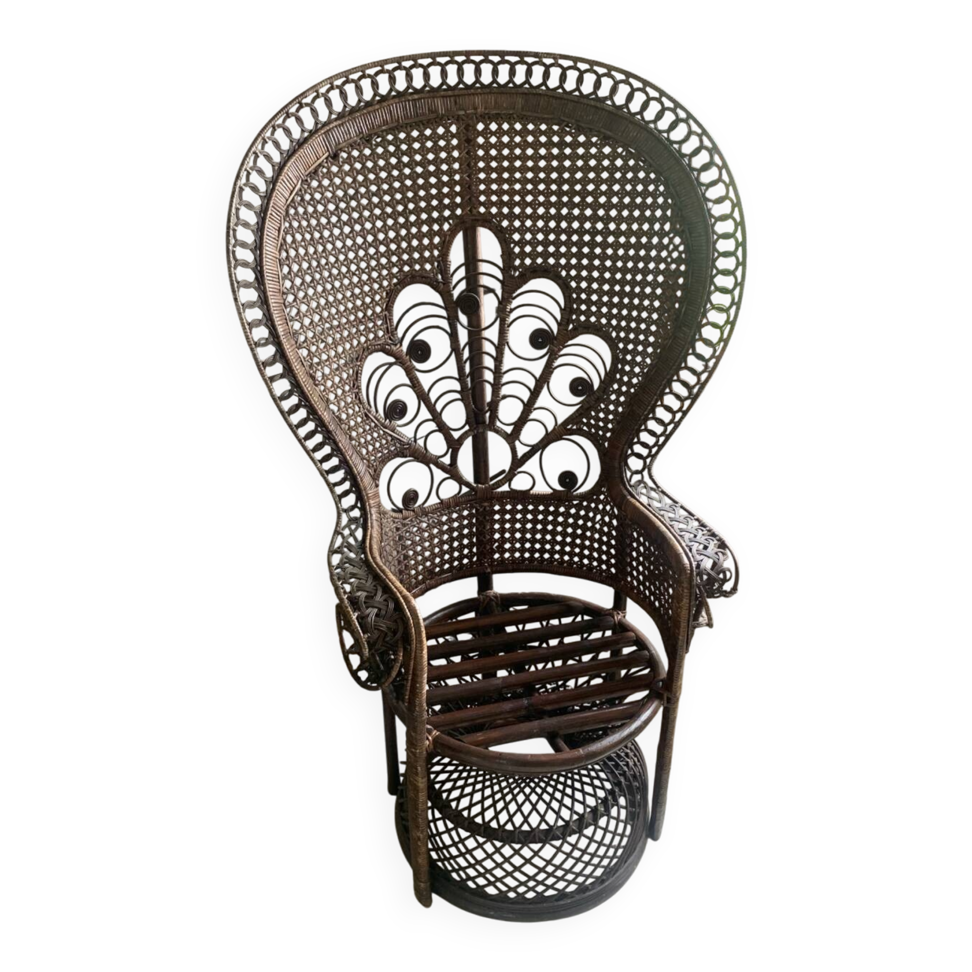 Emmanuelle rattan armchair