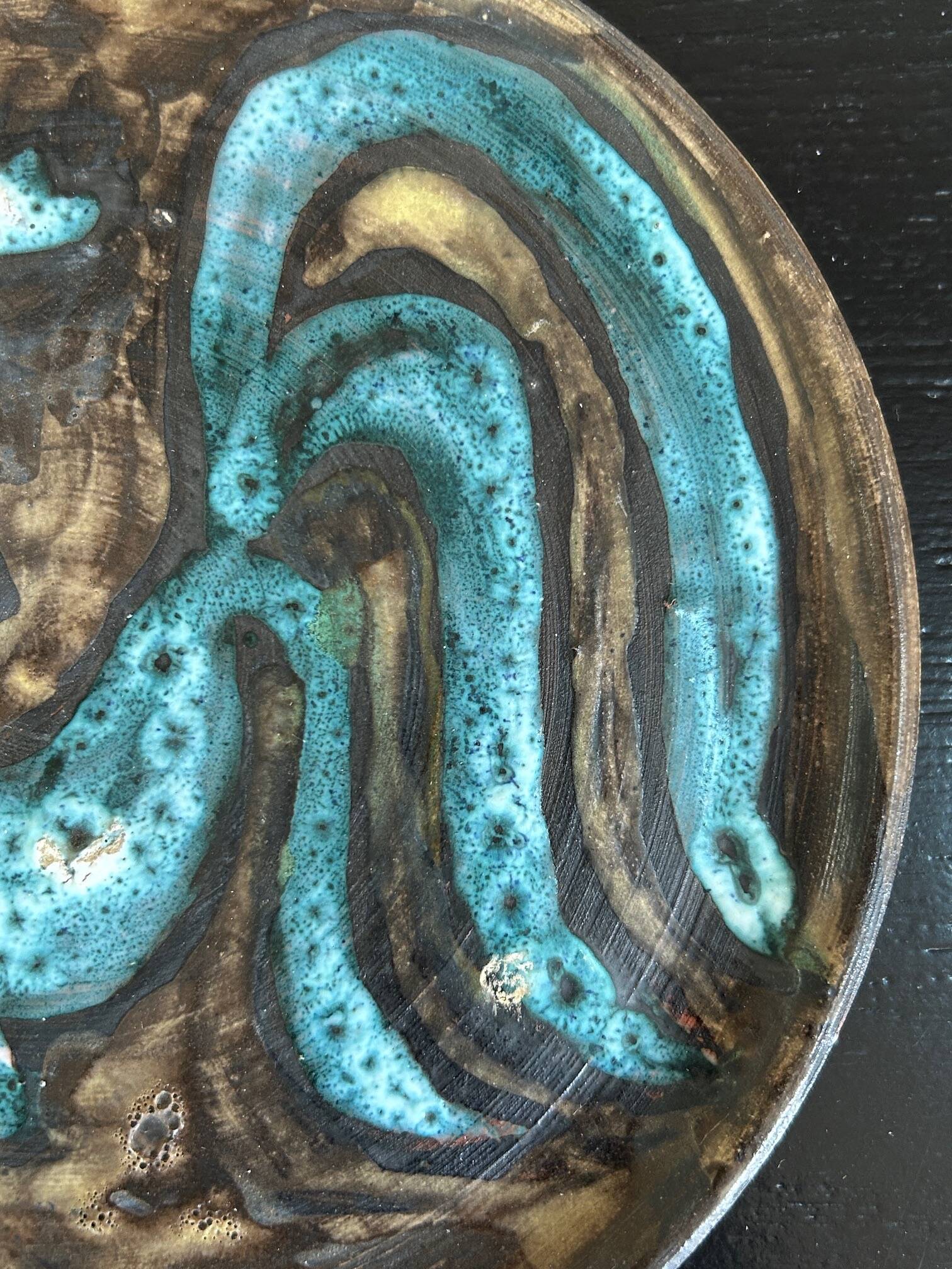 Jean Busson ceramic plate