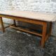 Oak farmhouse table