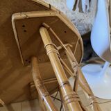 Round rattan table