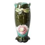 Vase barbotine 1900 GUSTAVE BRUYN
