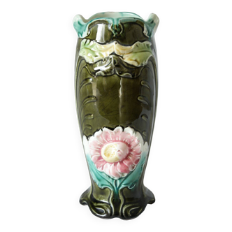 Vase barbotine 1900 GUSTAVE BRUYN