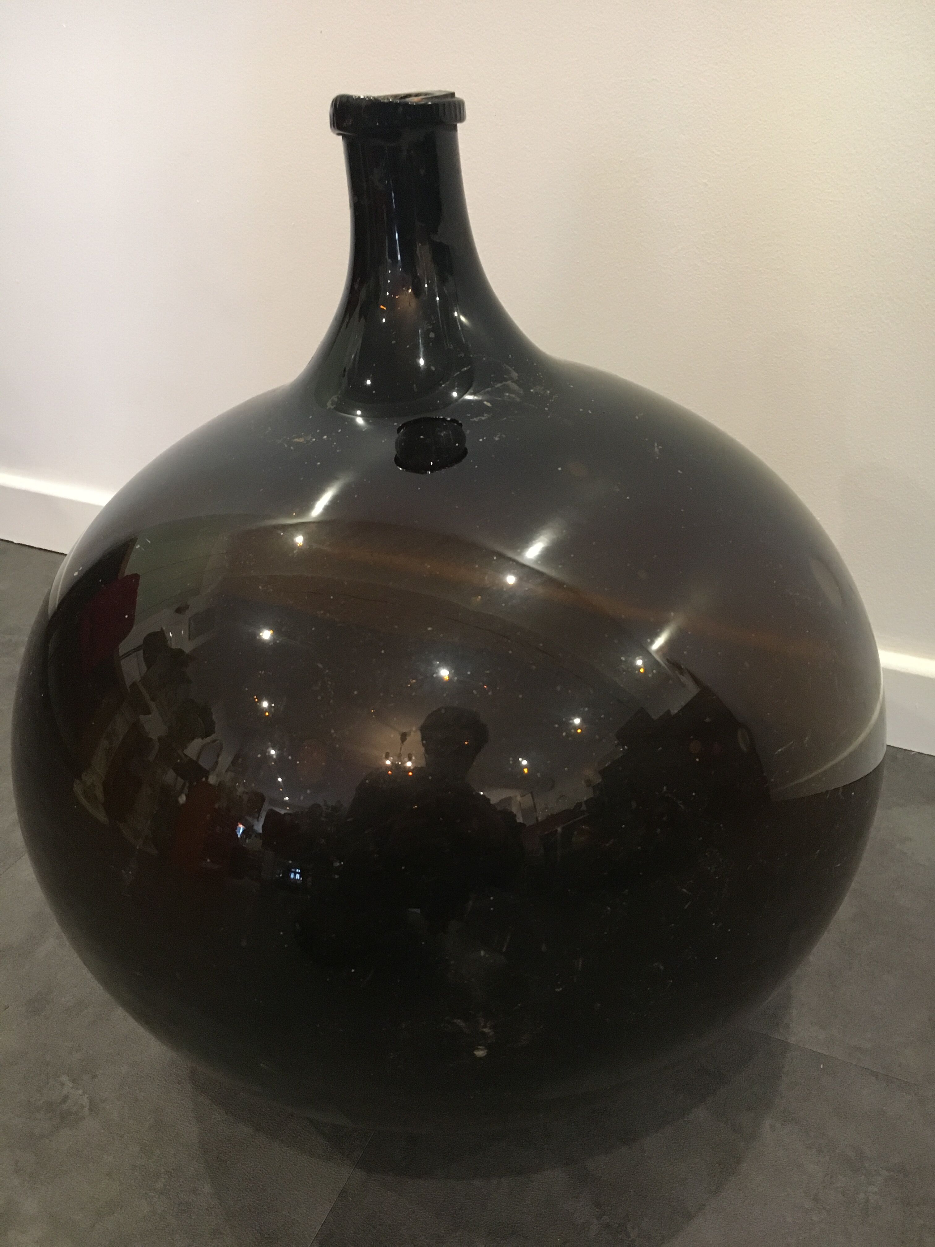 Old demijohn circa 1890