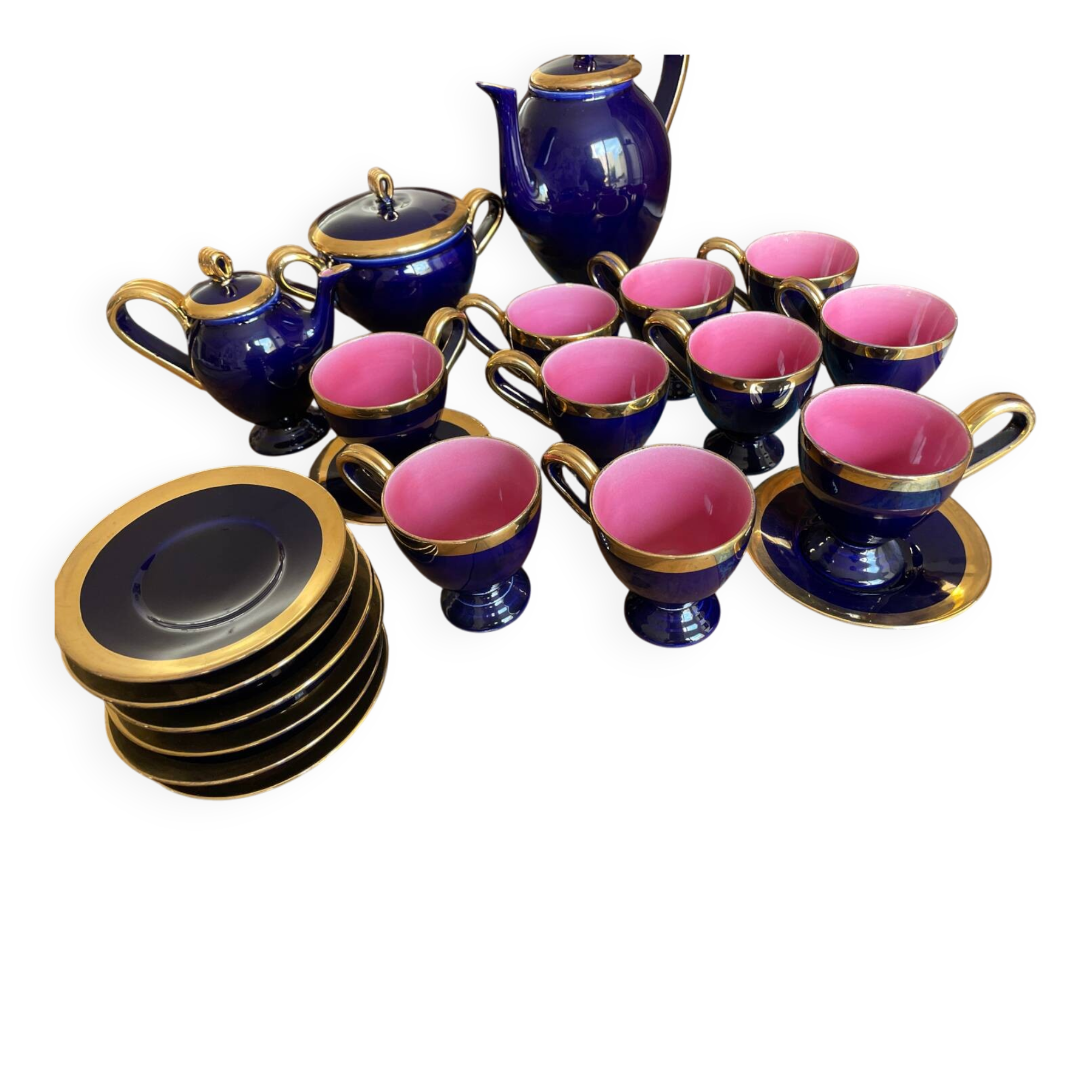 Monica coffee service Céram Vallauris