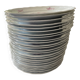 Flat plates made of Baudour porcelain