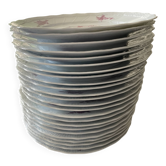 Assiettes plates en porcelaine de Baudour