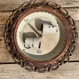 Chiseled glass and bronze ceiling light