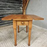 Vintage table folding table dining table side table 90x90cm