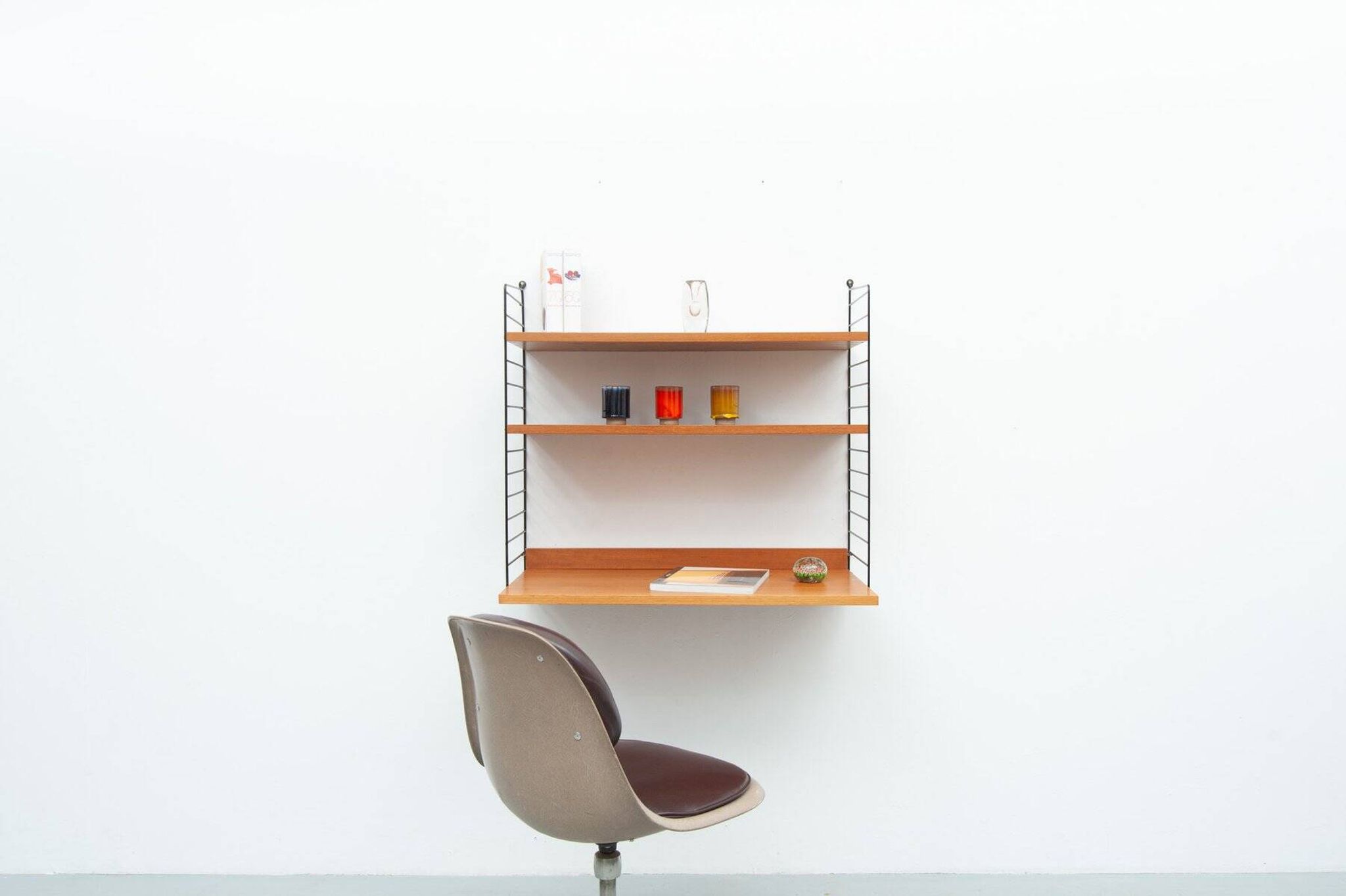 String desk wall shelf by Kajsa & Nisse Strinning, 1950s