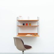 String desk wall shelf by Kajsa & Nisse Strinning, 1950s