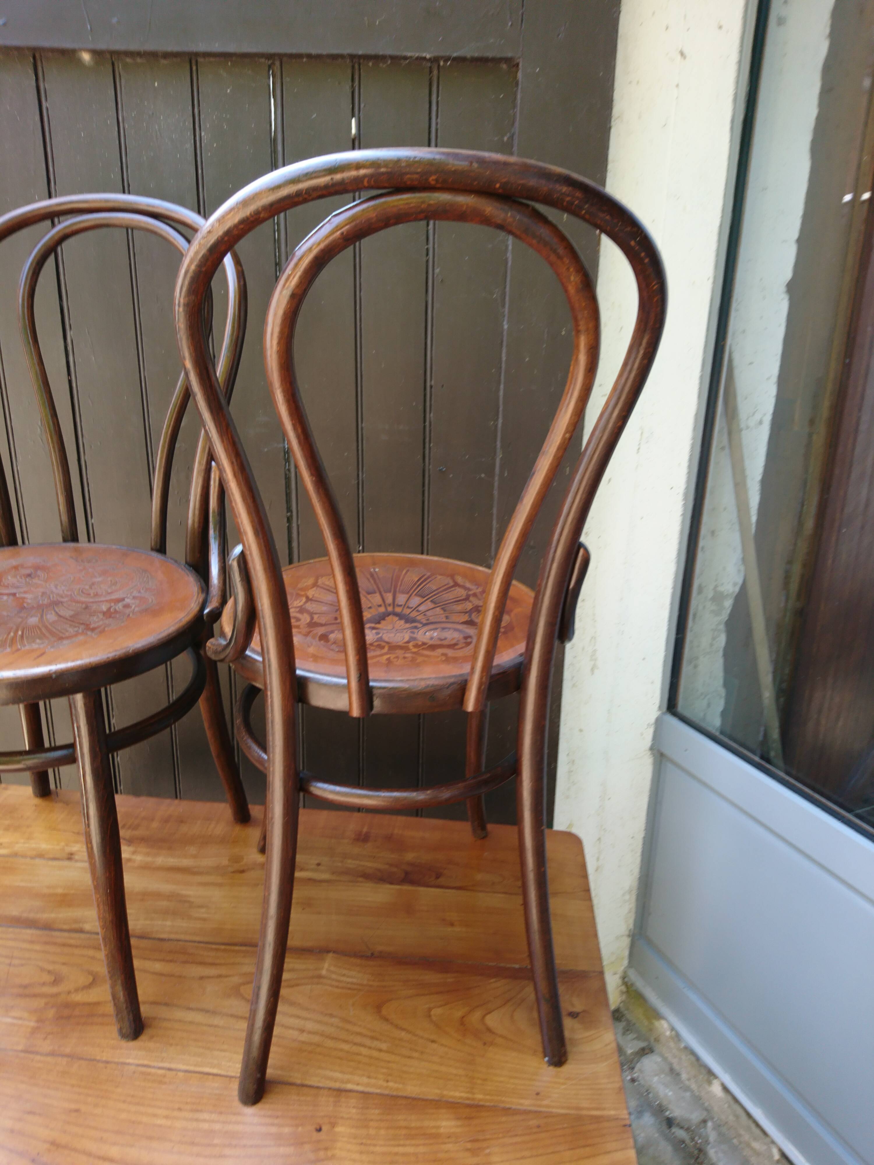 Pair of chairs to Bistro 1900 Fischel Austria