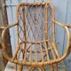 Rattan armchair