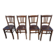 Lot de 4 chaises bistrot Luterma