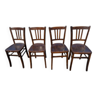Set of 4 Luterma bistro chairs