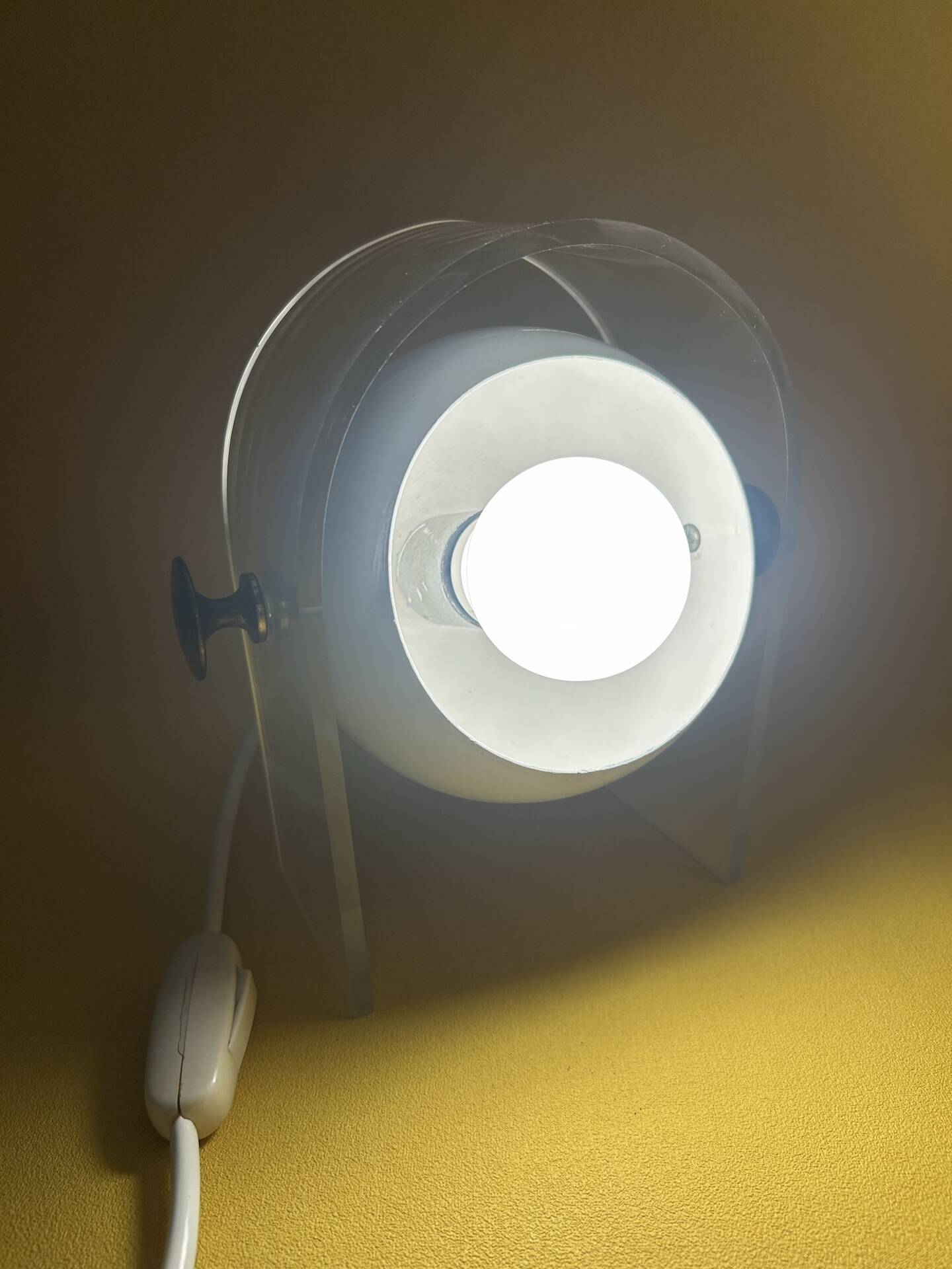 Lampe Massive Eye Ball Space Age Atomic, France années 70