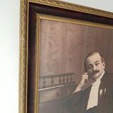 Large old photo portrait of a magistrate 1931