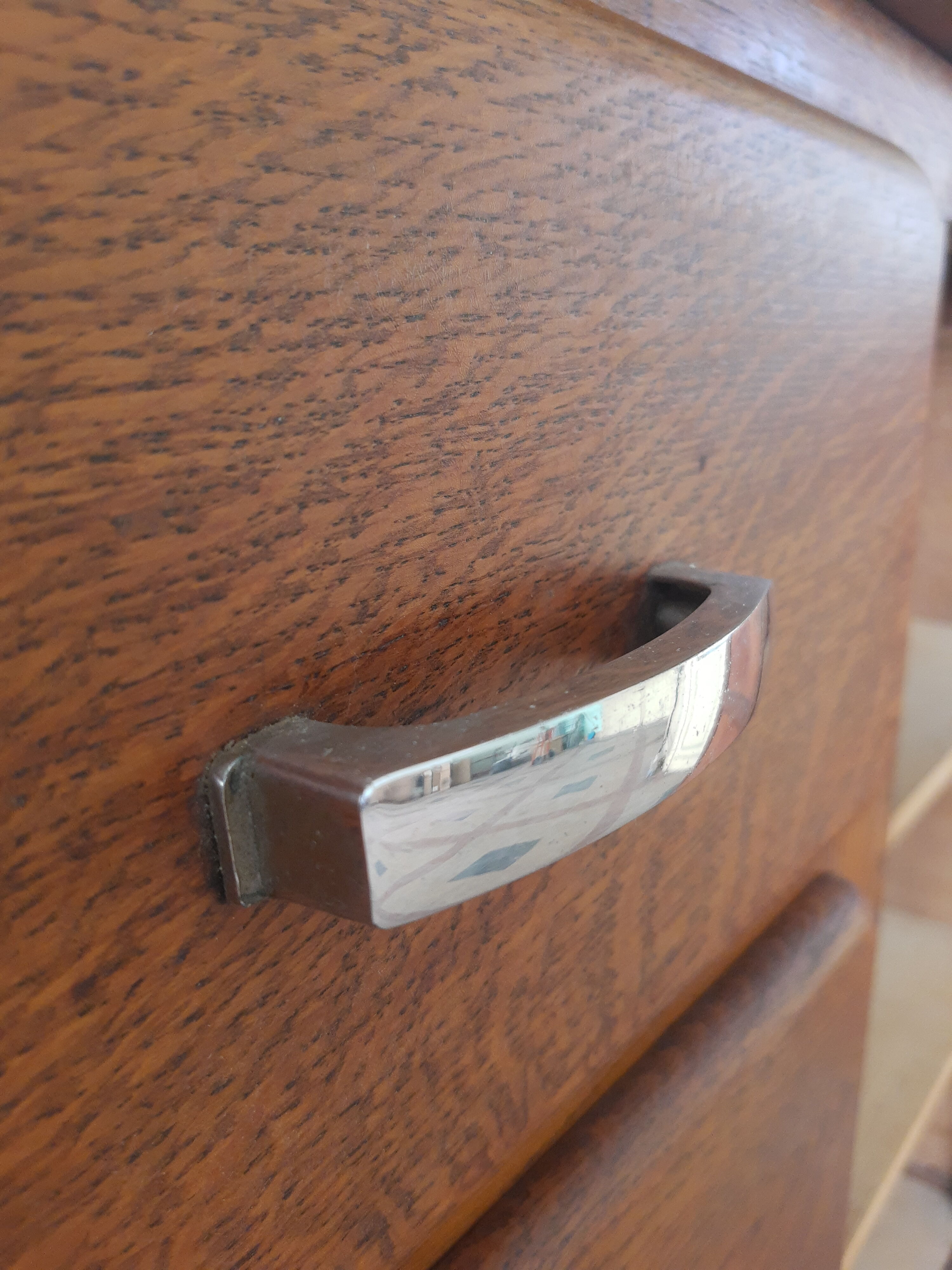 Vintage oak bottom mado sideboard