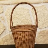 Panier avec anse en rotin 2 compartiments