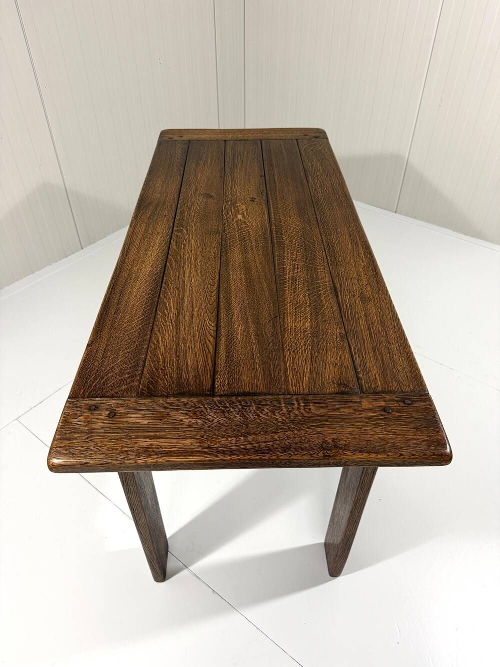 Rustic oak console table or desk 1960’s