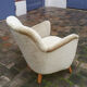 Organic year 50 glossy beige club Chair
