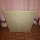 Fauteuil 50's scandinave kaki