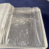 Vase Soliflore Vintage 80 frosted glass