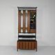 Standing vintage coat rack, hall furniture, 1960s