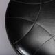 Tabouret noir danois vintage des années 1960