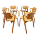 Finnish vintage Aslak dining chairs Ilmari Tapiovaara Asko 1960s