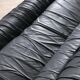 Vintage sofa by De Pas D’Urbino & Lomazzi in black leather for Dall’Oca, 19