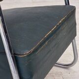 1950s, Scandinavian armchair in Bauhaus style, original condition.