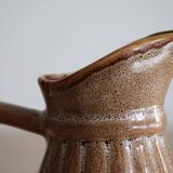 50cl glazed ceramic pitcher with beer barrel decoration