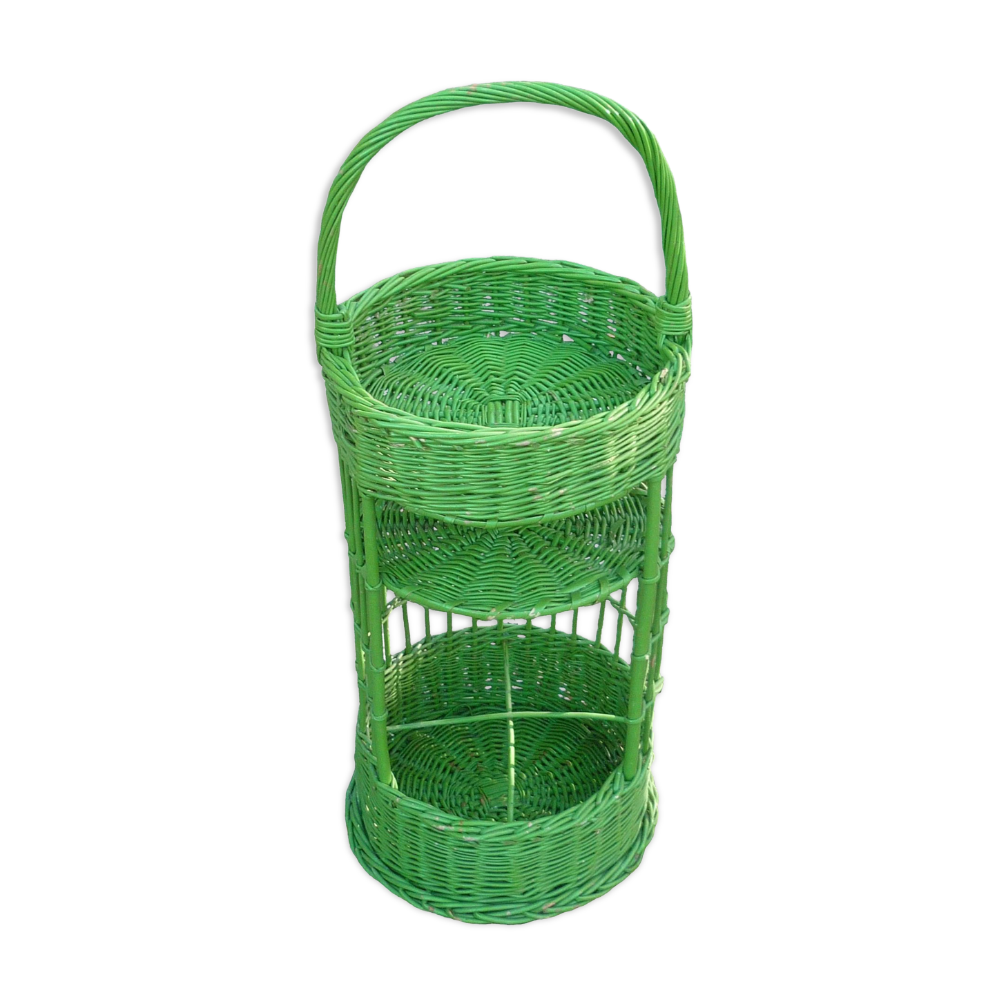 Green portable bar from the 70s-80s