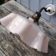 Pink opaline sconce