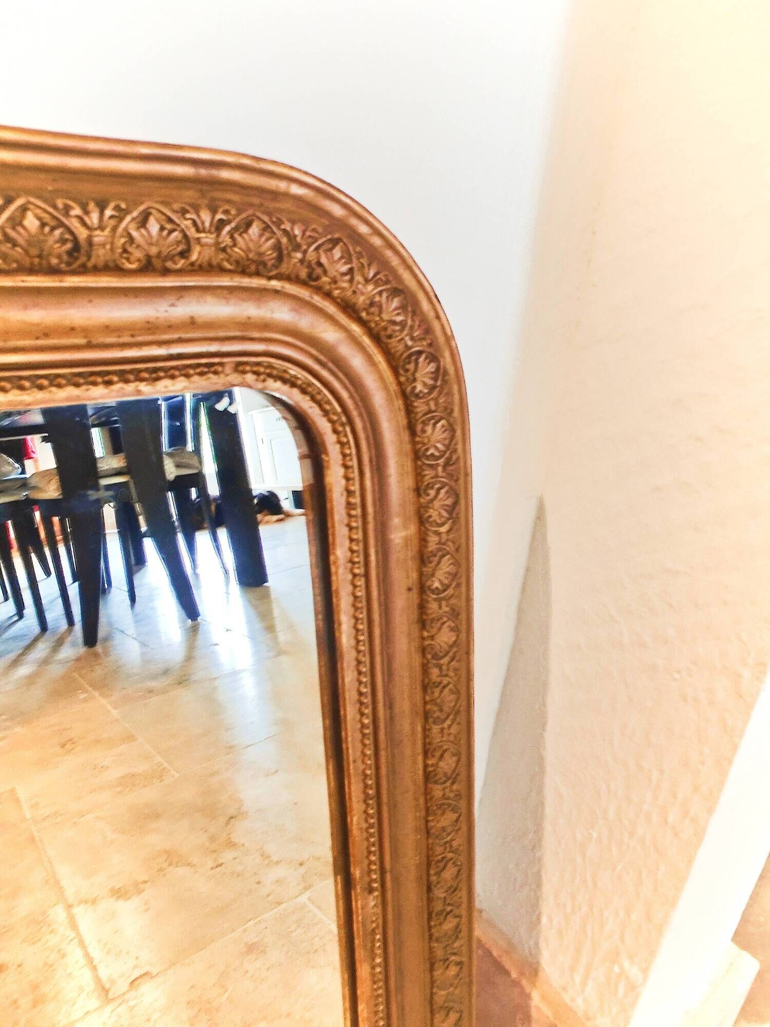 Louis philippe mirror in gilded wood (19)