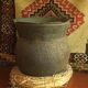 African earthenware storage pot, Senegal 19th century